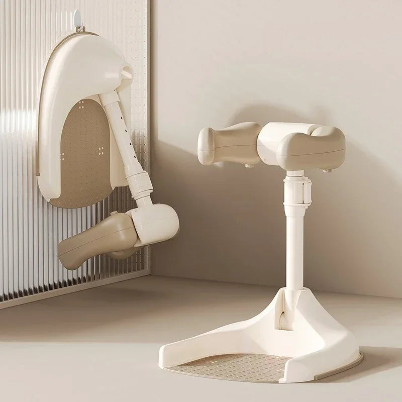 Baby Shower Stand - Adjustable Baby Standing Bath Aid Support for Easy Washing & Bathing.