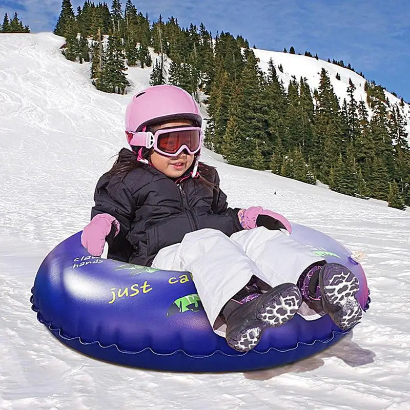 Winter Outdoor Inflatable Dinosaur Snow Sledding Tube Toy for Family - 91cm/36inches