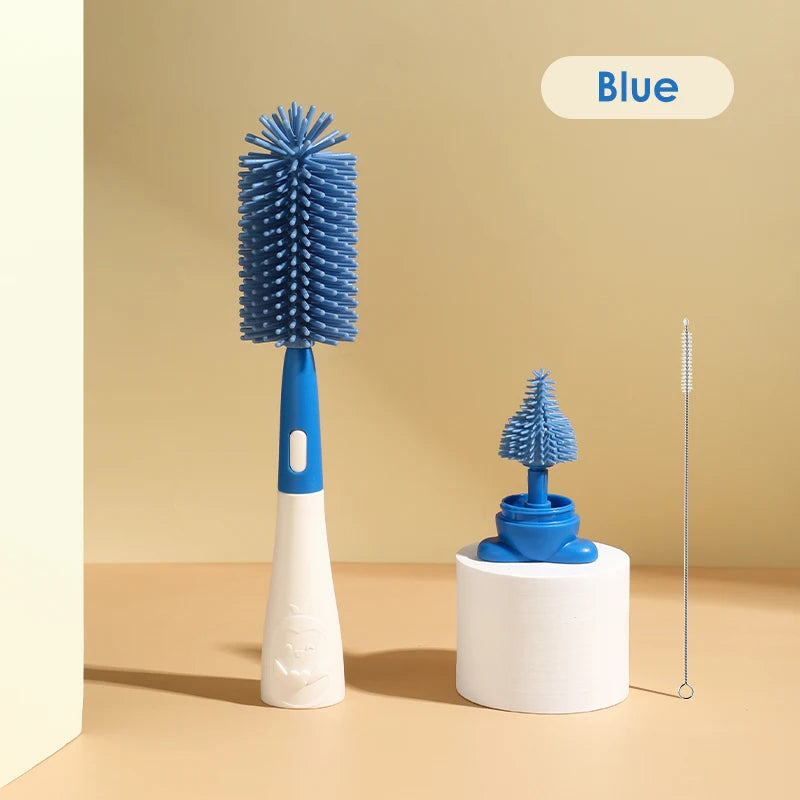 4 in 1 Silicone Baby Bottle Cleaning Brush Set.