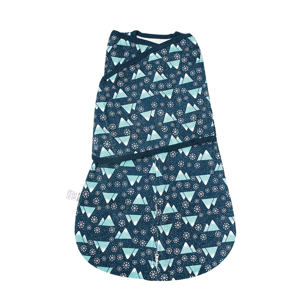 Baby Cotton Swaddling Sleeping Bag Sack - Anti Shock 3 way Adjustable.