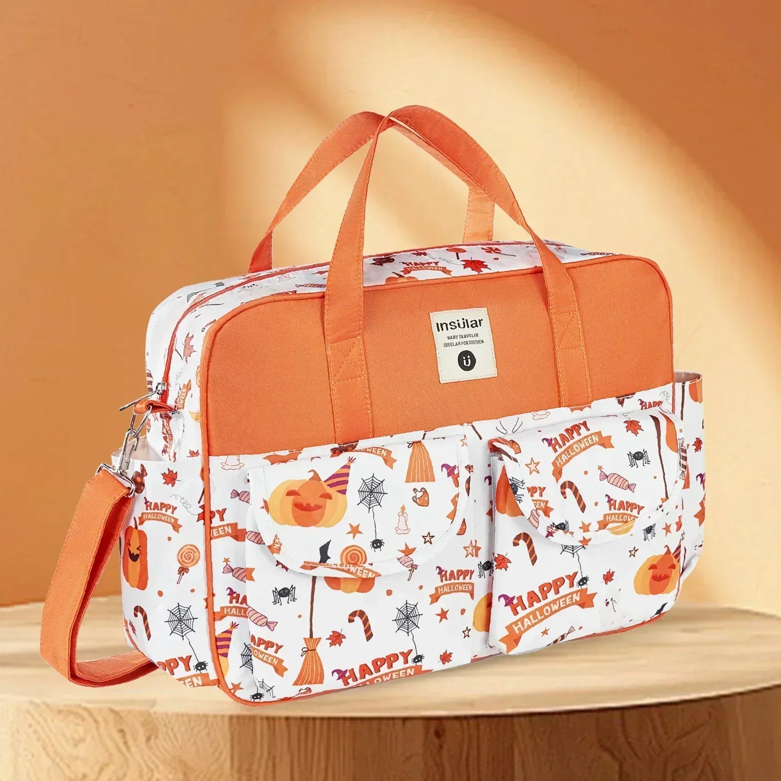 Mommy Diaper Bag - Large Capacity Organizer Waterproof Wide Opening Crossbody Bag