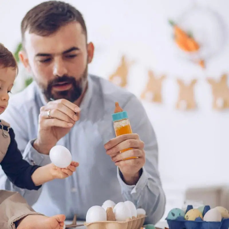 Baby Dolls Magic Feeding Bottle with Disappearing Milk or Orange Juice.