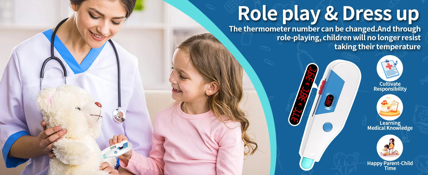 Doctor/Nurse Pretend Play Educational Set with Accessories