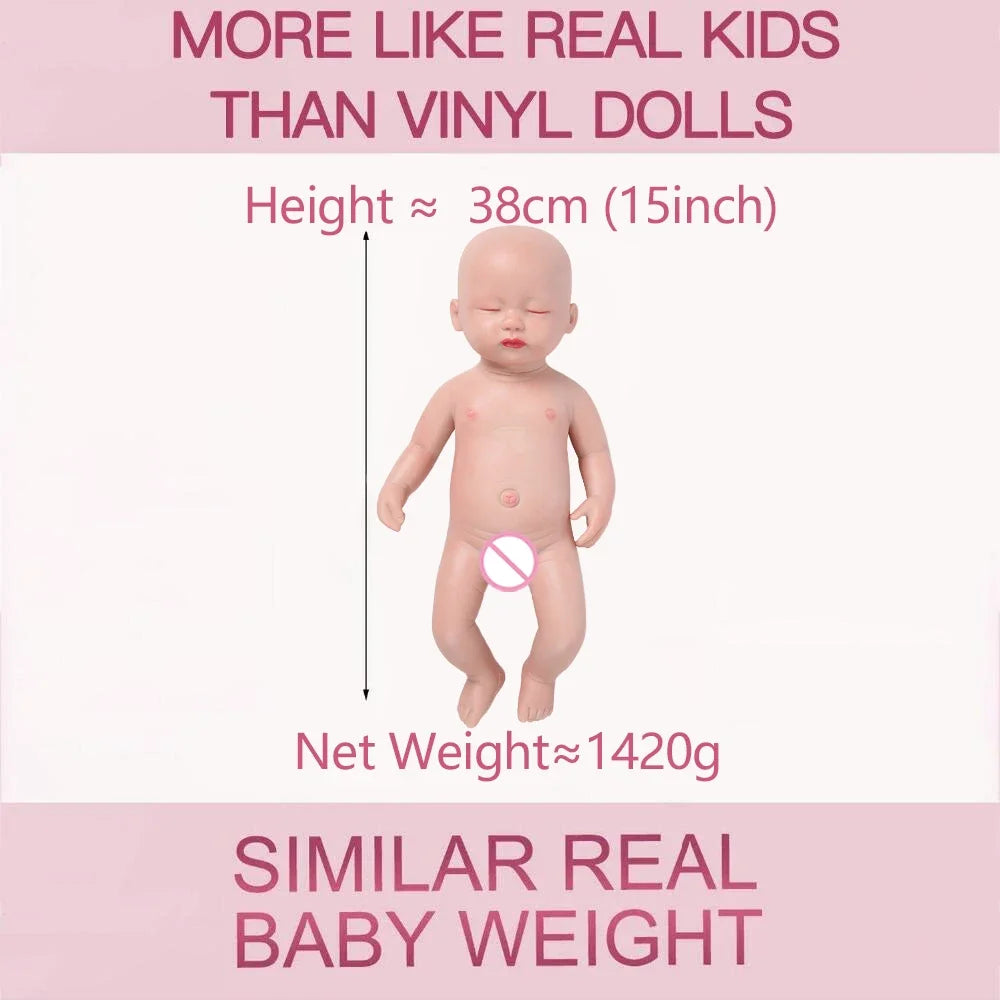 Reborn Realistic Lifelike Newborn Baby 100% Full Silicon Dolls - Boy Doll or Girl Doll.
