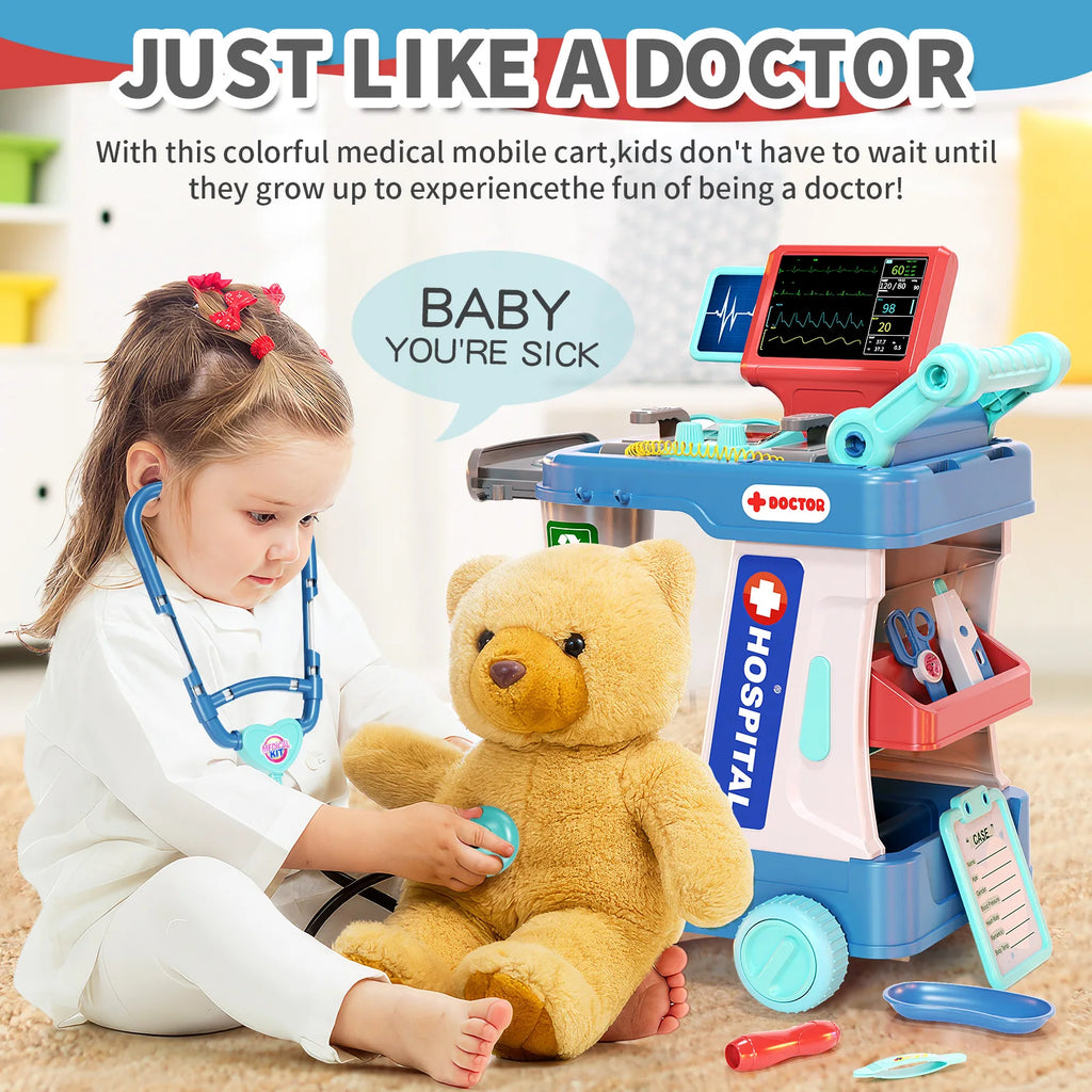 Doctor/Nurse Pretend Play Educational Set with Accessories