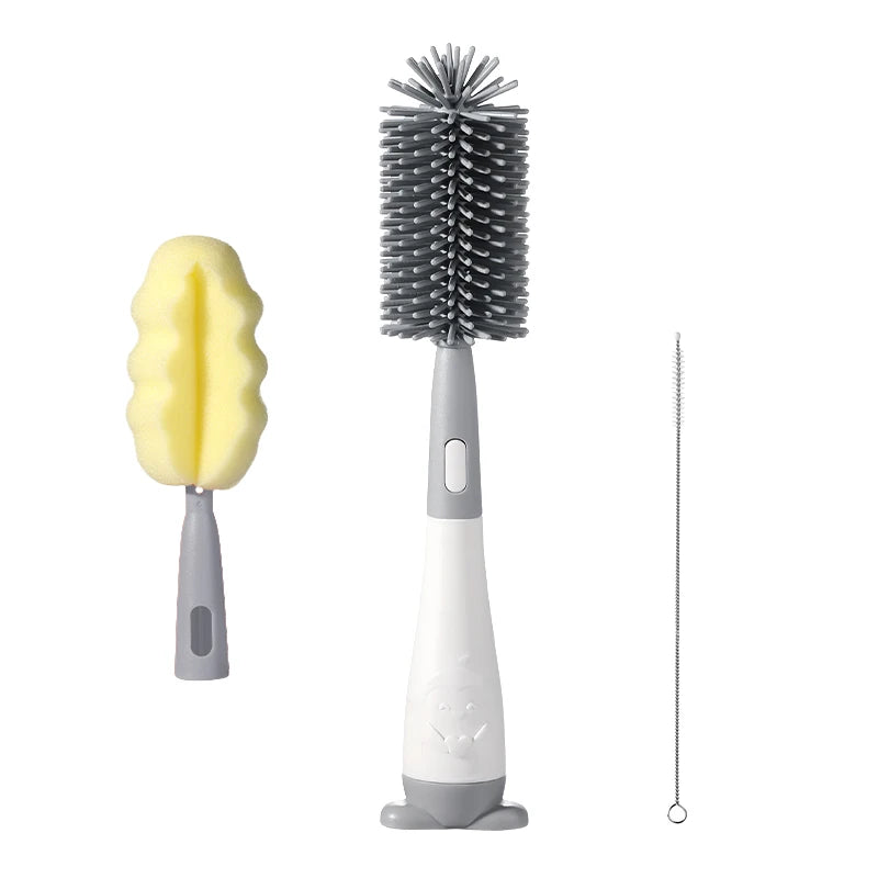 4 in 1 Silicone Baby Bottle Cleaning Brush Set.