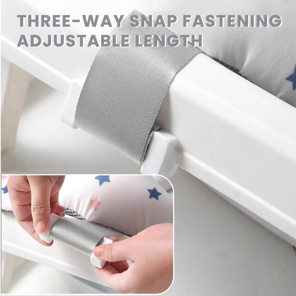 Collapsible Baby Portable Travel Bathtub - with Thermometer and Soft Floating Cushion