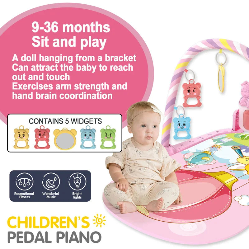 Baby Musical Piano Kick and Play Gym Activity Mat.