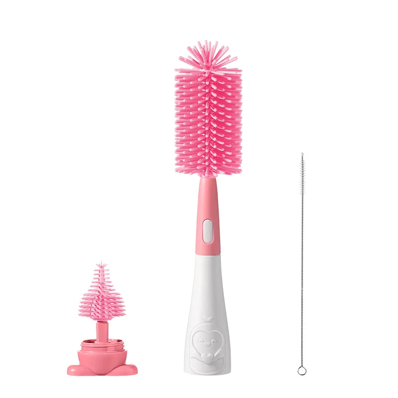 4 in 1 Silicone Baby Bottle Cleaning Brush Set.