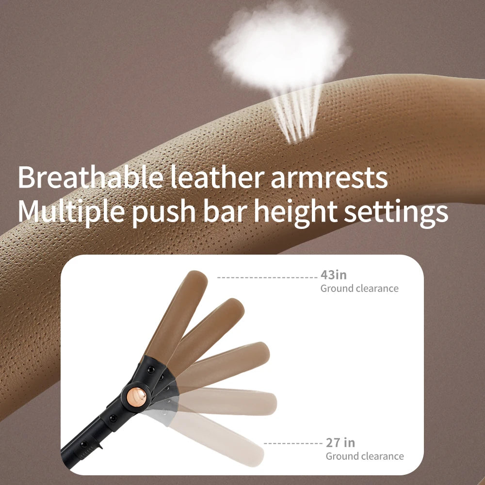 2 in 1 Baby Stroller Pram Pushchair - Reversible Foldable Portable.