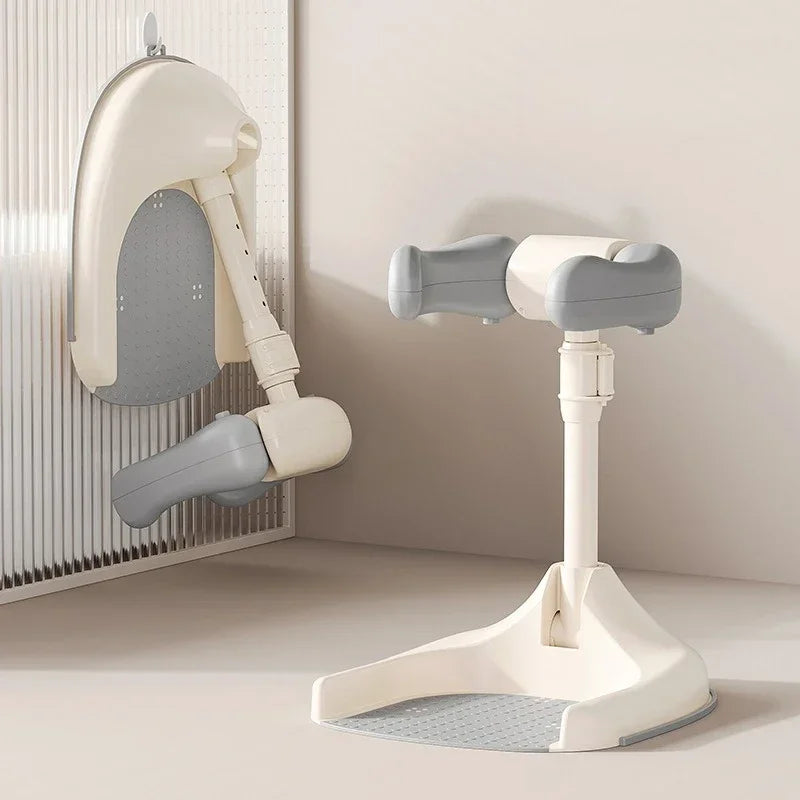 Baby Shower Stand - Adjustable Baby Standing Bath Aid Support for Easy Washing & Bathing.