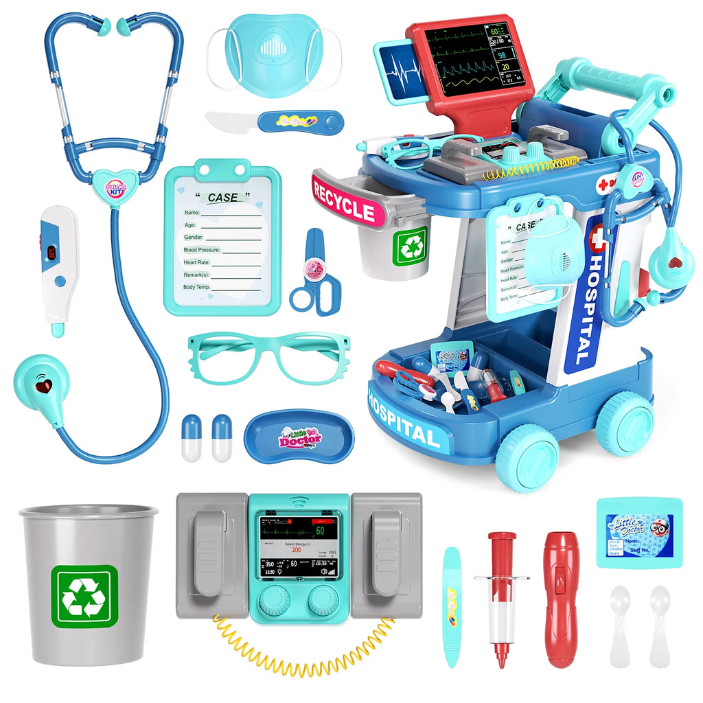 Doctor/Nurse Pretend Play Educational Set with Accessories