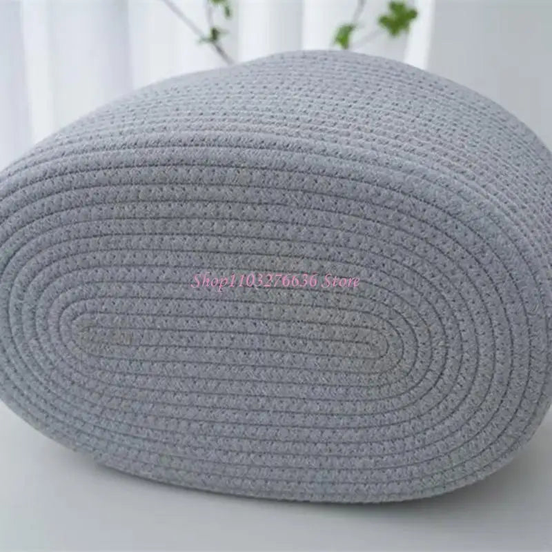 Baby Diaper Cotton Rope Storage Basket Bag Organizer for Nursery.