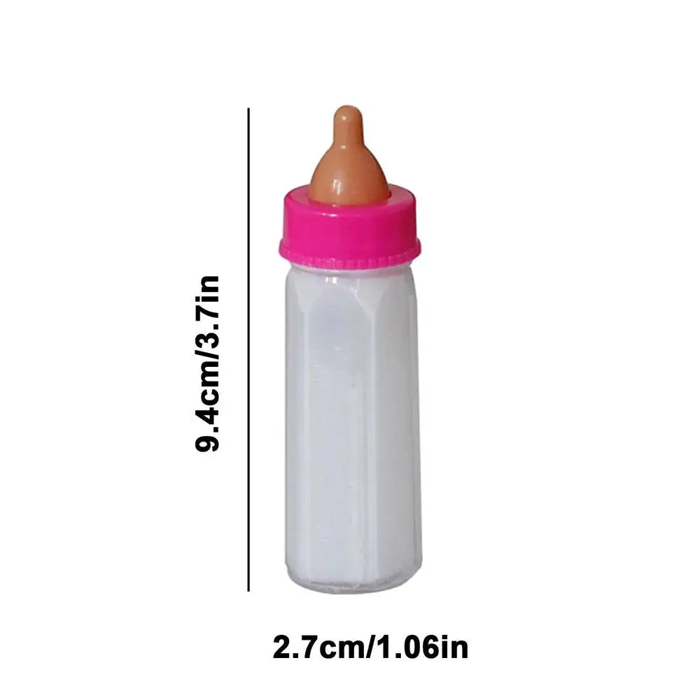 Baby Dolls Magic Feeding Bottle with Disappearing Milk or Orange Juice.