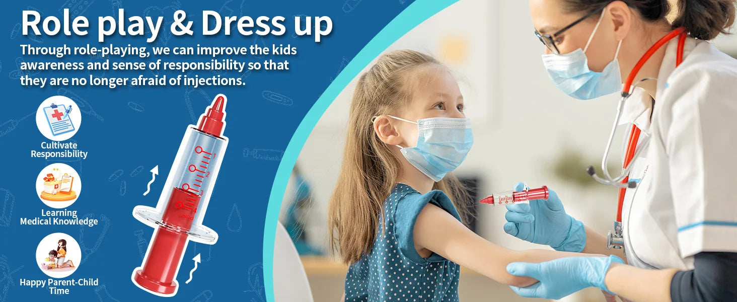 Doctor/Nurse Pretend Play Educational Set with Accessories