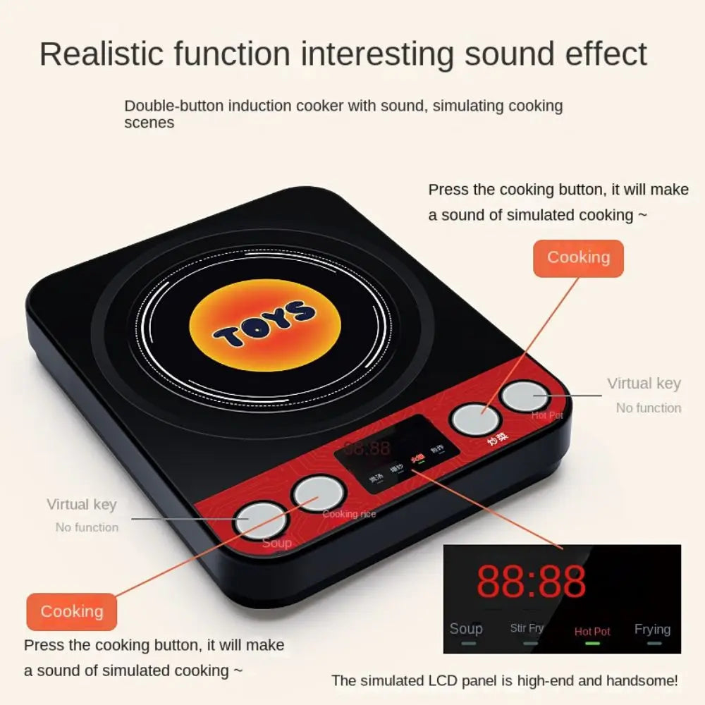 84pcs Pretend Play Kitchen Cooking Accessories Set with Pretend Food, Pots, Utensils and Realistic Sound.